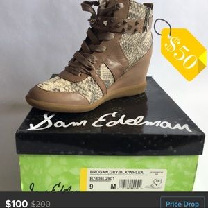 Sam Edelman Brogan Sneaker Wedge